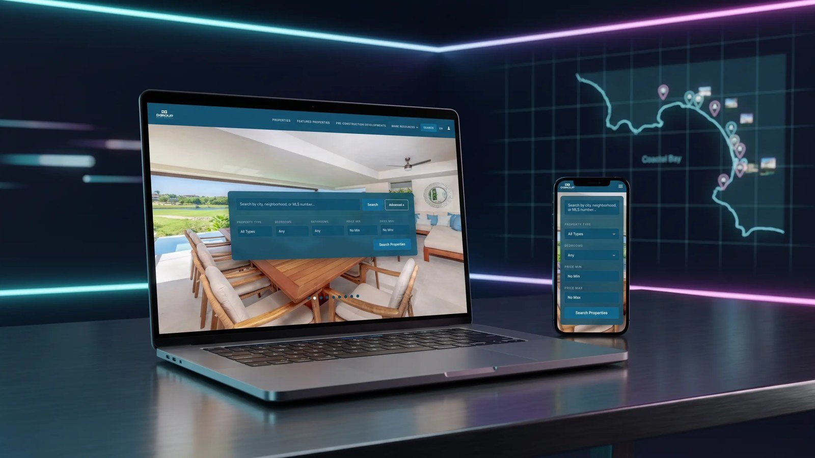 D'Group Real Estate — Real estate platform connected to Flexmls