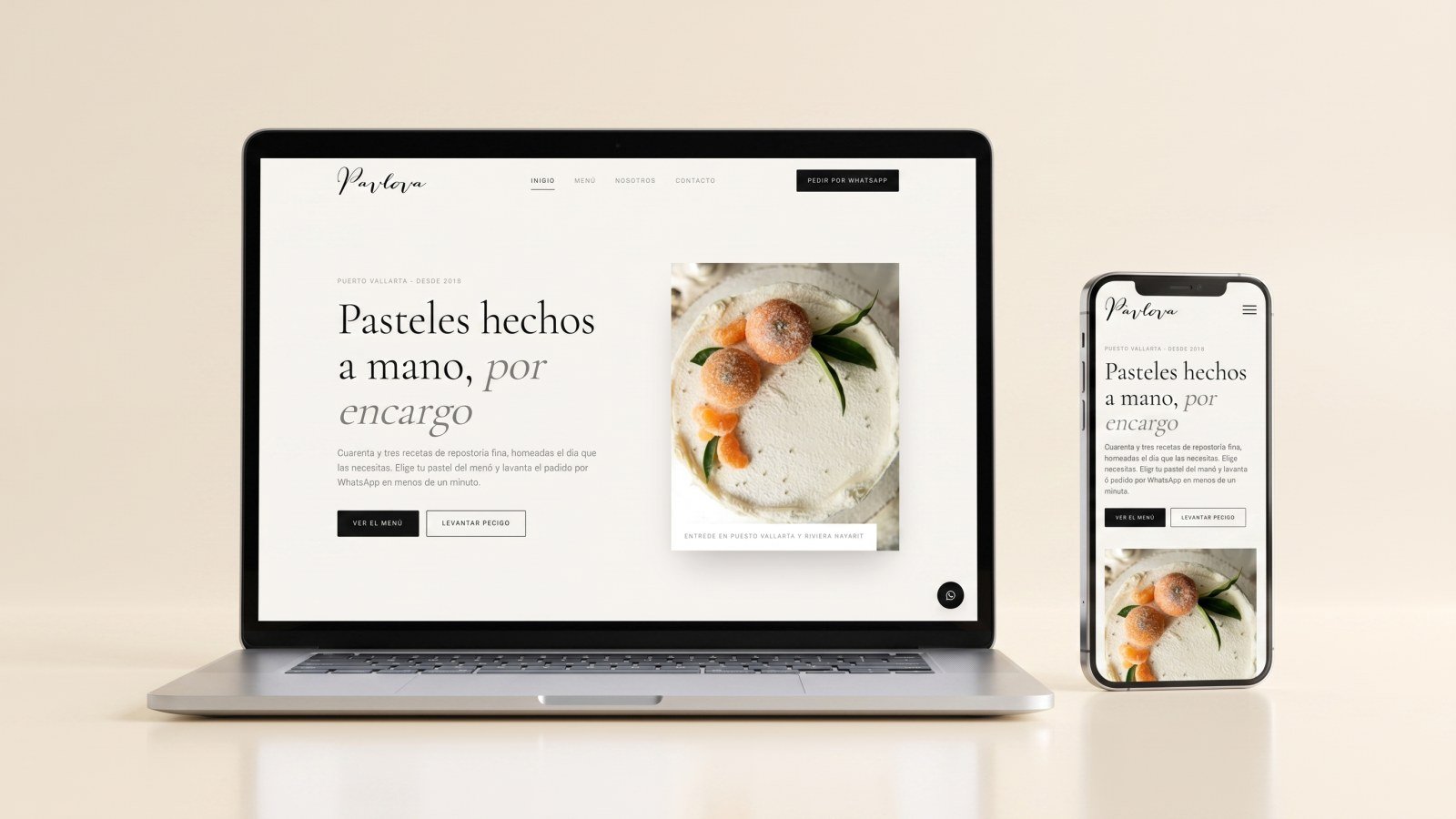 Pastelería Pavlova — Gestión de clientes y pedidos, tienda en línea y club de lealtad