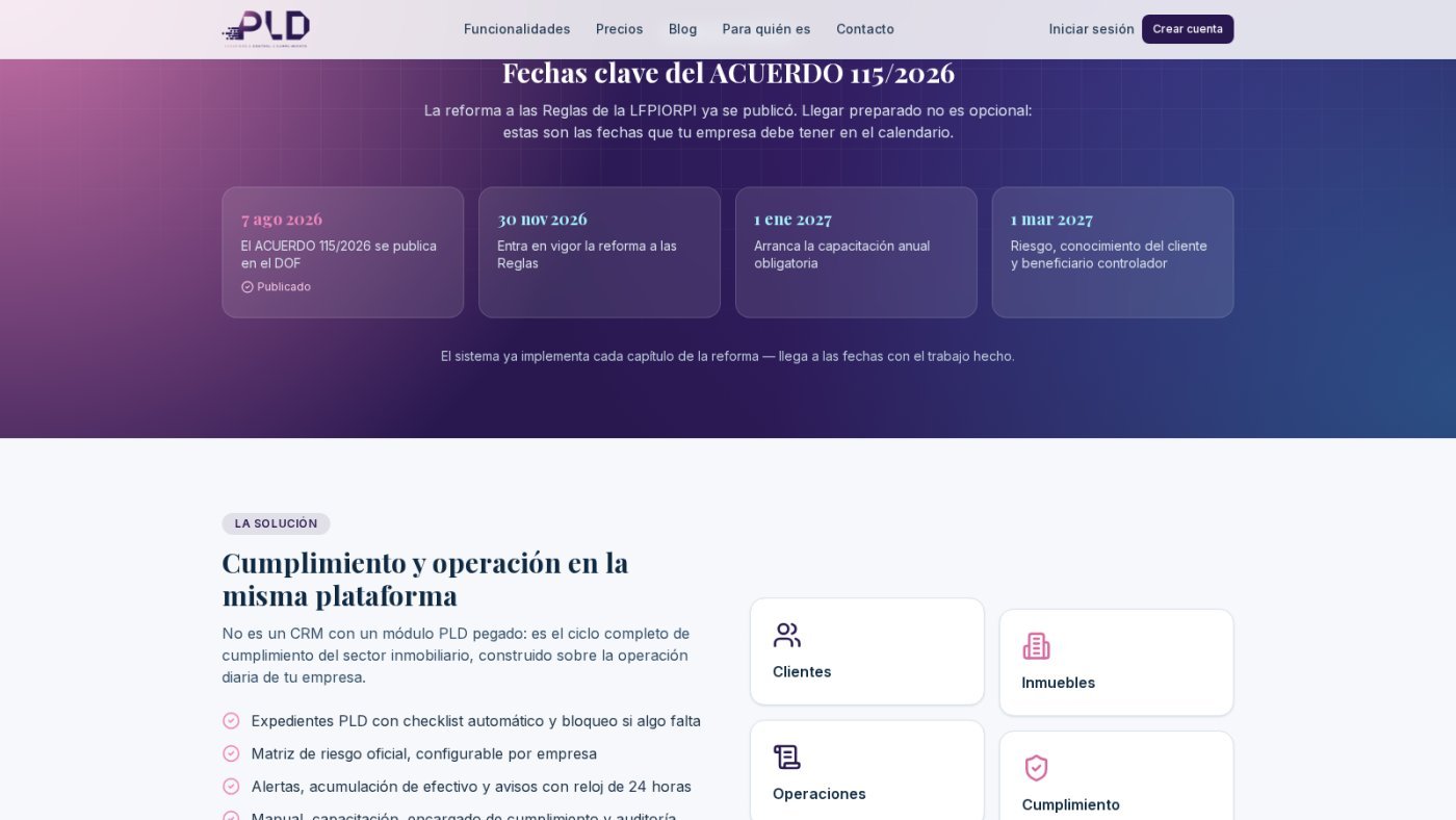 The ACUERDO 115/2026 timeline inside the system — publication, effective date and 2027 duties.