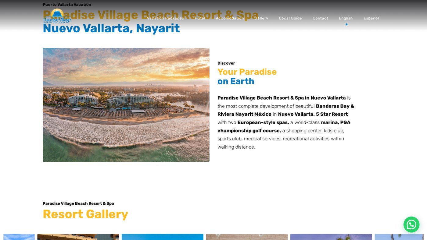 El resort en Nuevo Vallarta, el producto detrás de la operación comercial.